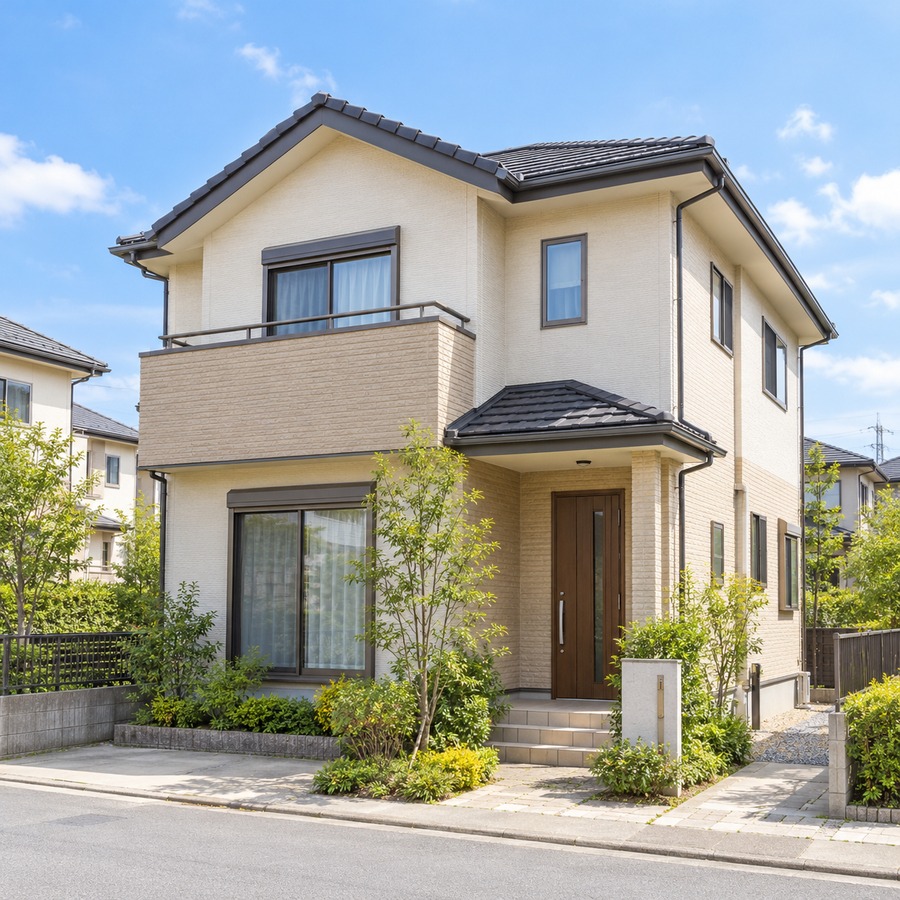 査定・ご提案をイメージした住宅の外観